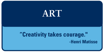 Art "Creativity takes courage" - Henri Matisse