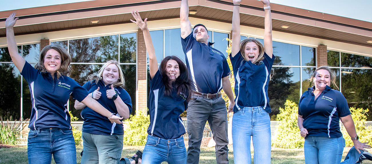 ACM Ambassador Ambassadors jumping up