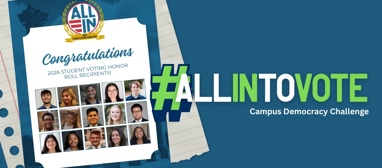 Several Photos of Students with Giving Day Logo