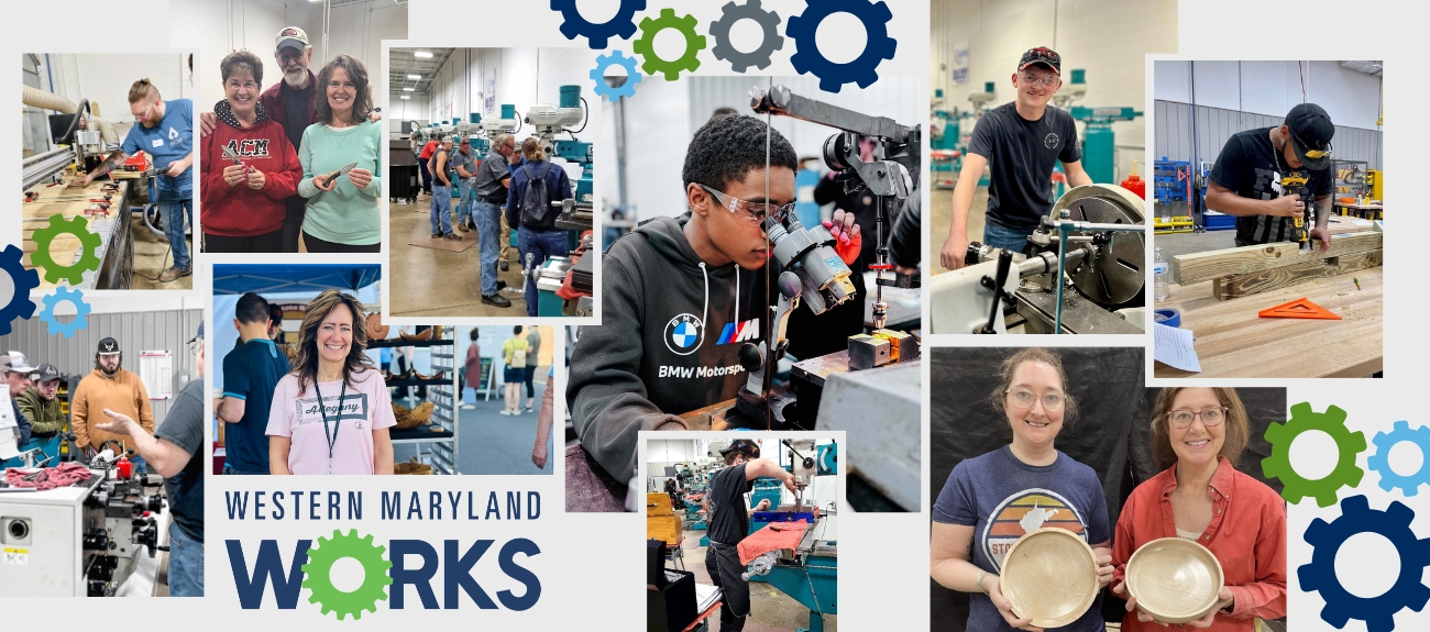 Allegany College of Maryland Students Working in shop